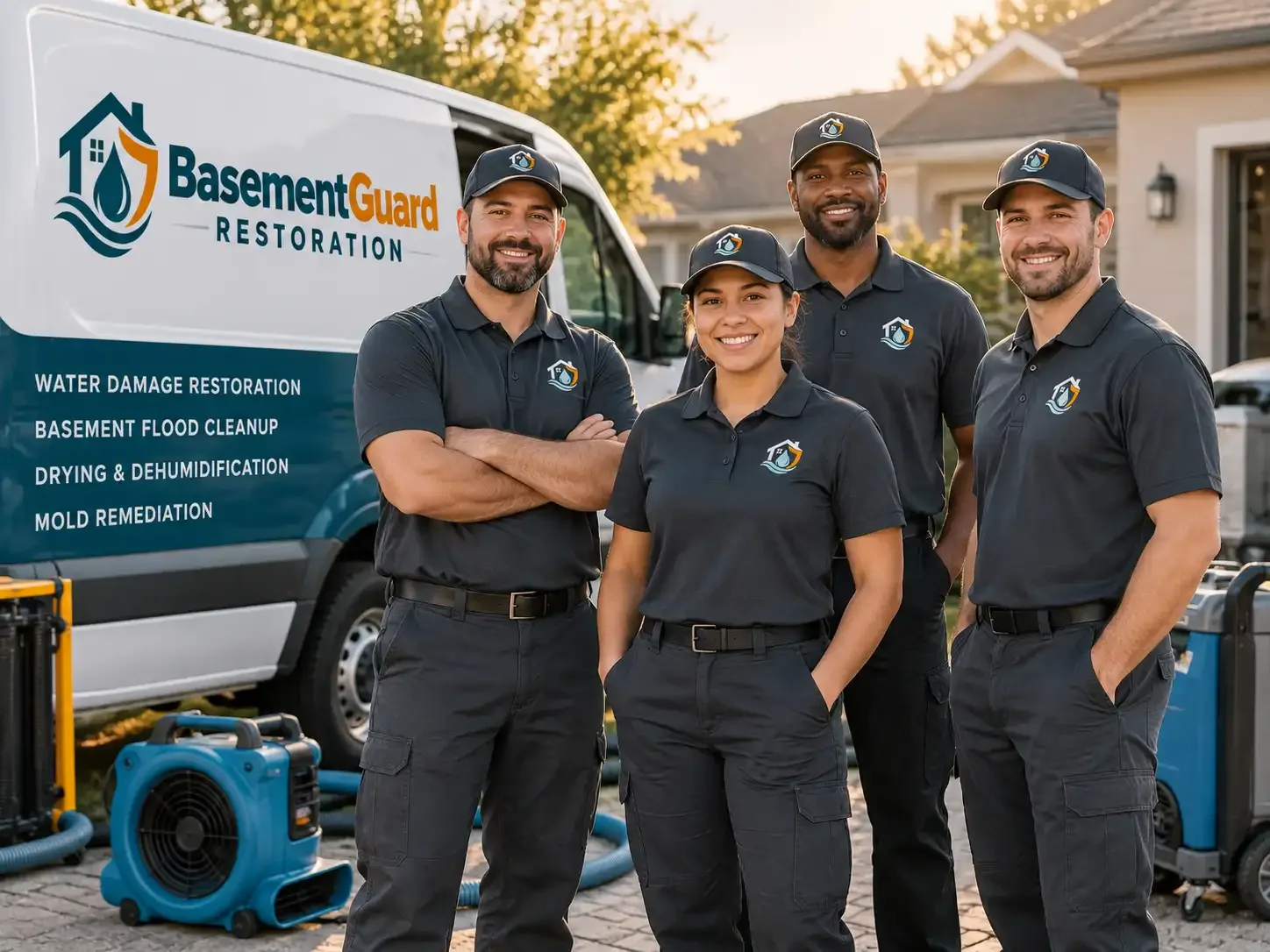 Basement Water Damage Restoration company in House, NM